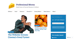 Desktop Screenshot of professionalmoron.com