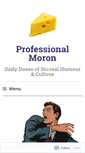 Mobile Screenshot of professionalmoron.com